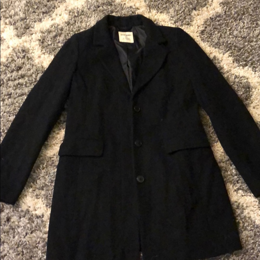 Old Navy black peacoat!